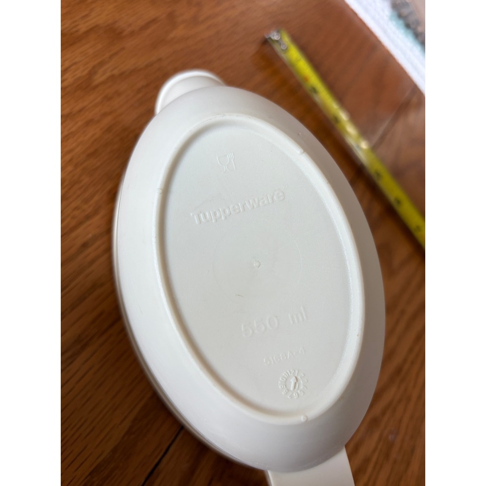 Tupperware Insulated Gravy Boat Sauce Server Cream Burgundy 550ml 400ml Vintage - Picture 12 of 13